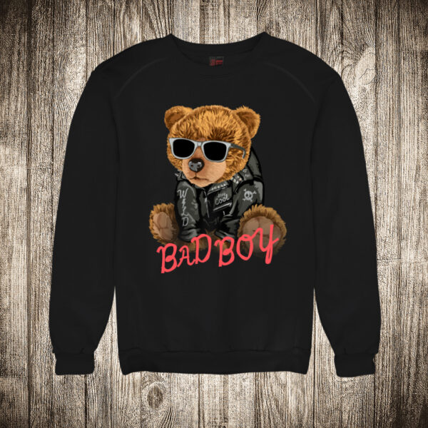 duks bez kapuljace boja crna slika meda teddy bear 108 bad boy