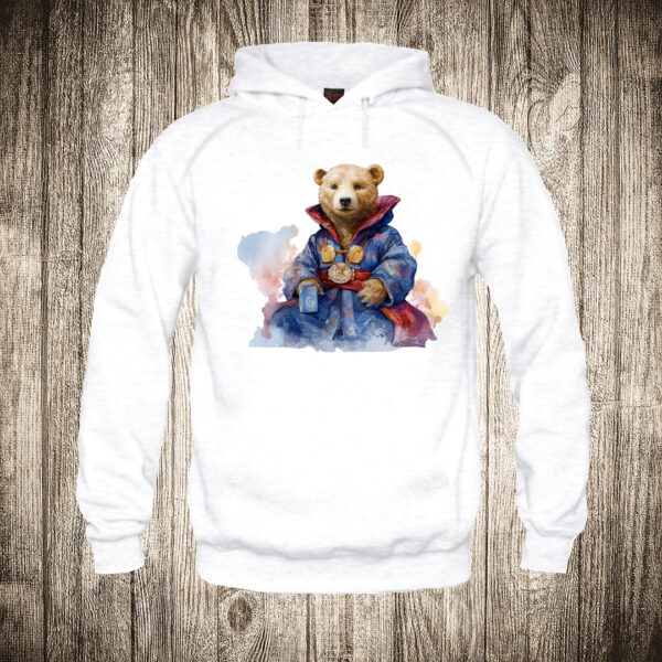 duks sa kapuljacom boja bela slika meda teddy bear 109 superhero doctor strange