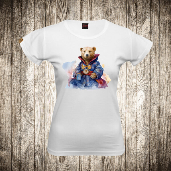 zenska majica boja bela slika meda teddy bear 109 superhero doctor strange