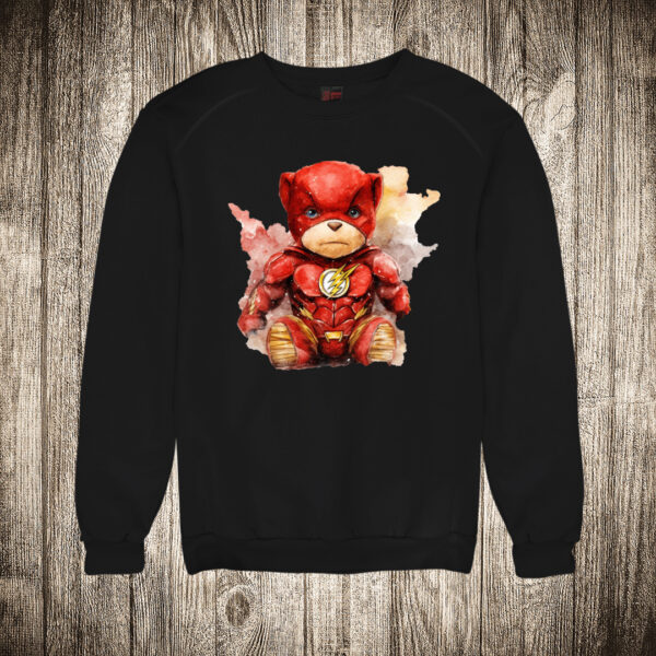 duks bez kapuljace boja crna slika meda teddy bear 110 superhero flash