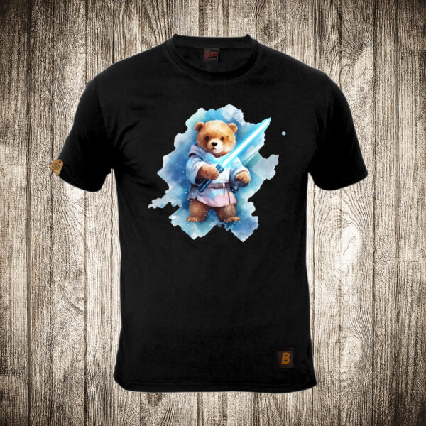 muska majica boja crna slika meda teddy bear 111 superhero dzedaj star wars
