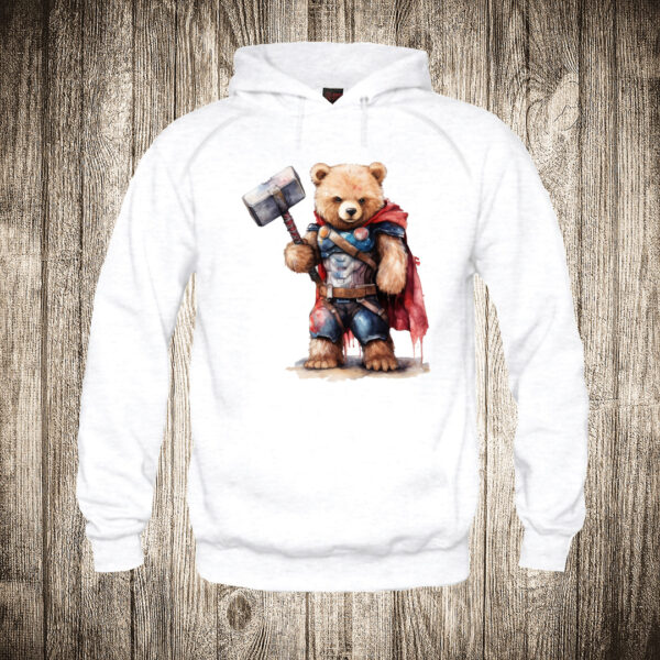 deciji duks boja bela slika meda teddy bear 113 superhero thor