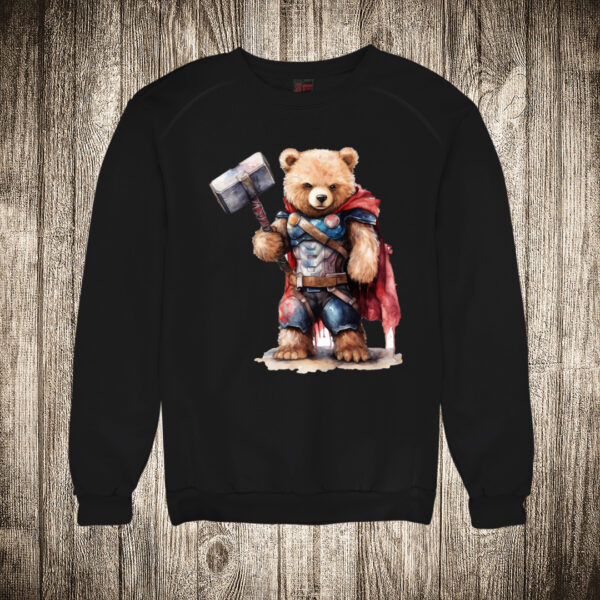 duks bez kapuljace boja crna slika meda teddy bear 113 superhero thor