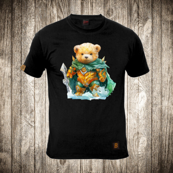 muska majica boja crna slika meda teddy bear 116 superhero aquamen