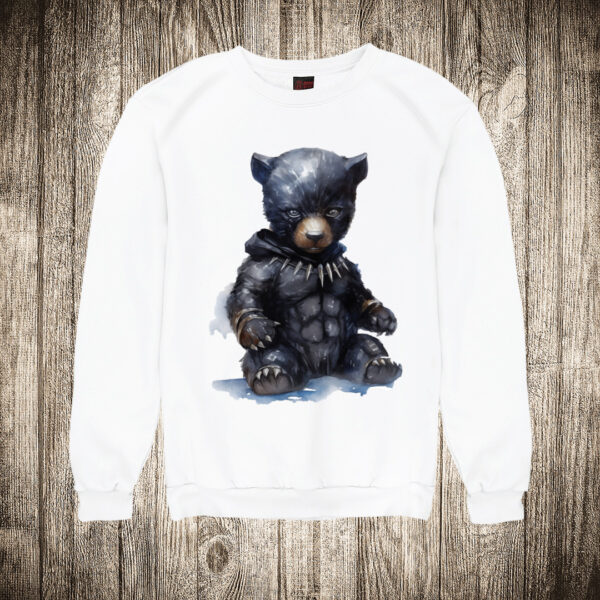 duks bez kapuljace boja bela slika meda teddy bear 121 superhero black panther