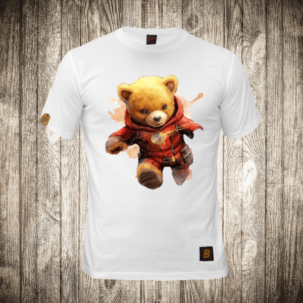 muska majica boja bela slika meda teddy bear 123 superhero dzedaj 3 star wars