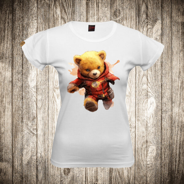 zenska majica boja bela slika meda teddy bear 123 superhero dzedaj 3 star wars