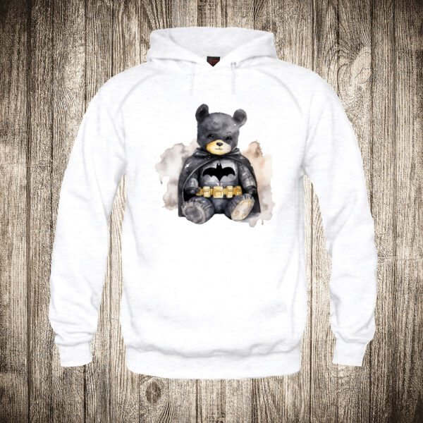 deciji duks boja bela slika meda teddy bear 124 superhero betmen