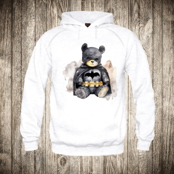 duks sa kapuljacom boja bela slika meda teddy bear 124 superhero betmen