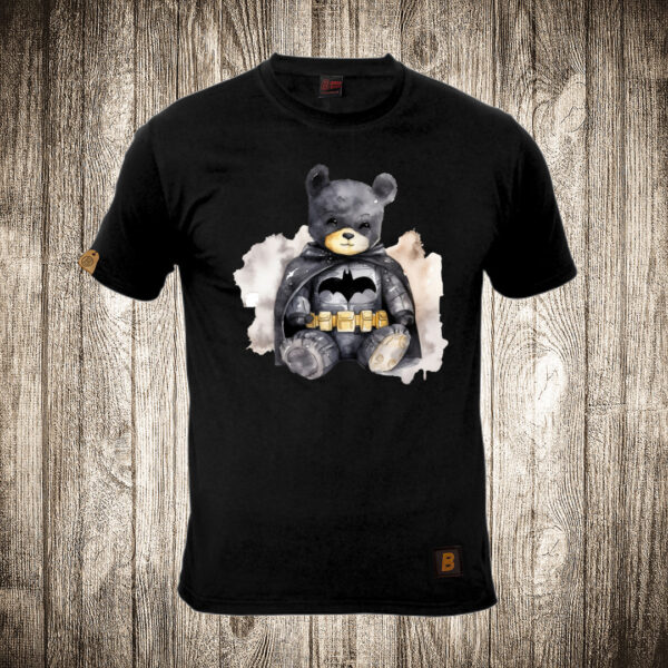 muska majica boja crna slika meda teddy bear 124 superhero betmen