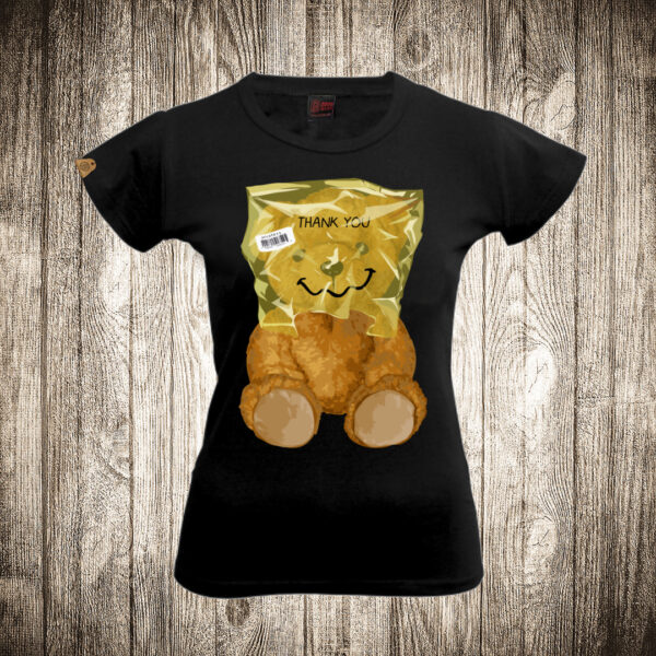 zenska majica boja crna slika meda teddy bear 135 kesa