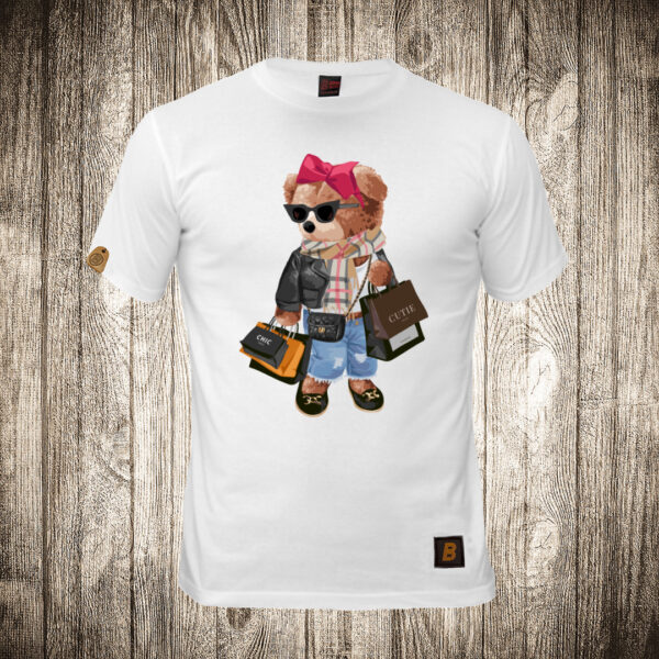 decija majica boja bela slika meda teddy bear 142 sopingholicarka