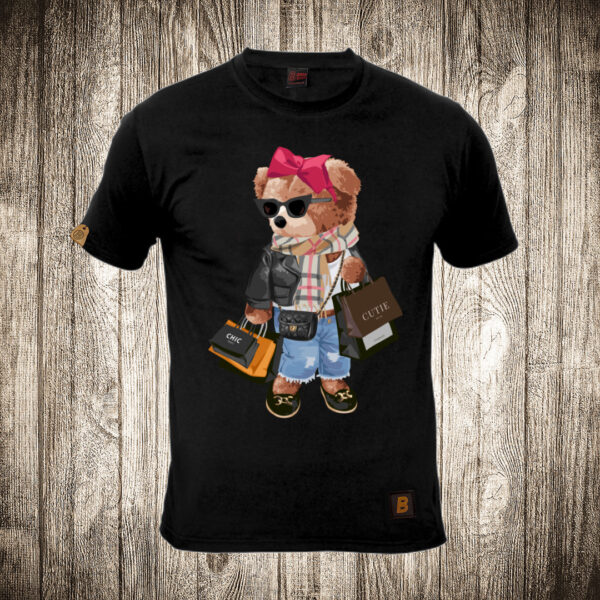 muska majica boja crna slika meda teddy bear 142 sopingholicarka