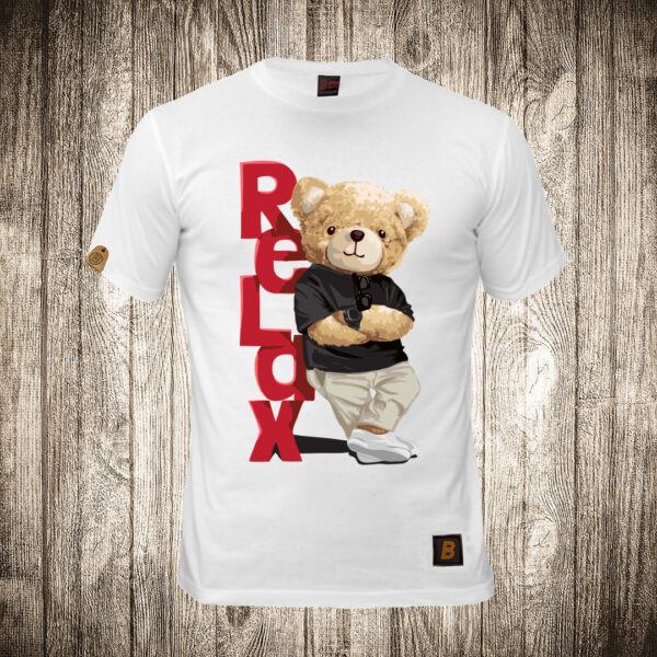 muska majica boja bela slika meda teddy bear 15