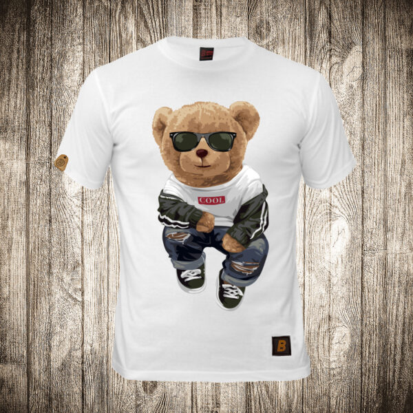 muska majica boja bela slika meda teddy bear 19