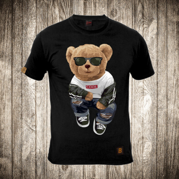 muska majica boja crna slika meda teddy bear 19