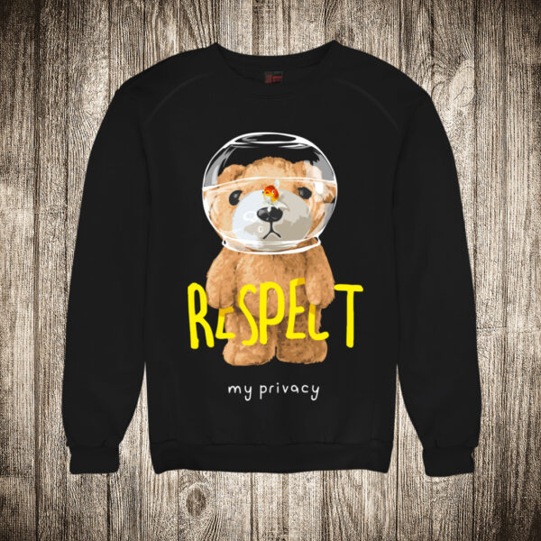 duks bez kapuljace boja crna slika meda teddy bear 22 respect