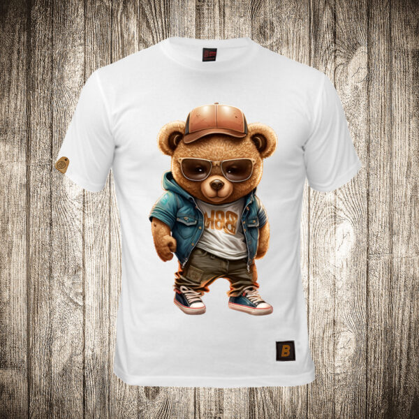 muska majica boja bela slika meda teddy bear 27