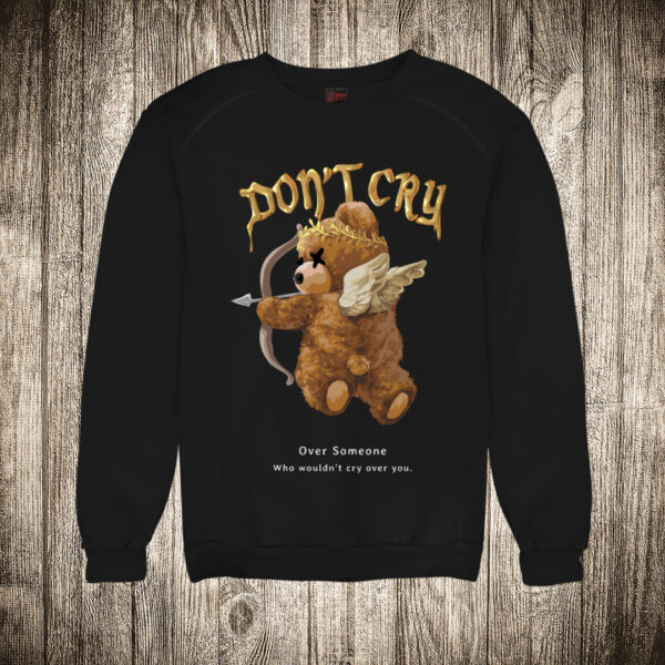 duks bez kapuljace boja crna slika meda teddy bear 28 dont cry