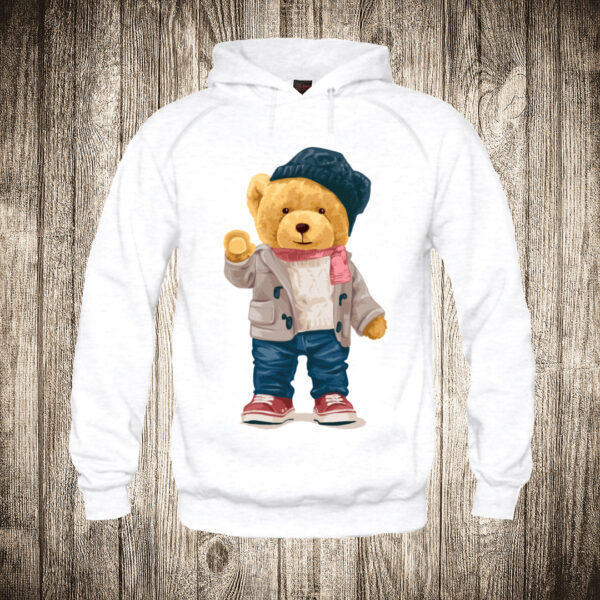deciji duks boja bela slika meda teddy bear 32