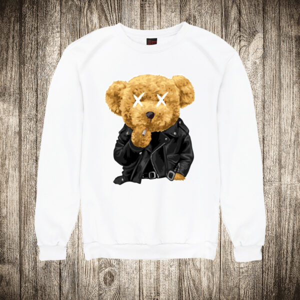 duks bez kapuljace boja bela slika meda teddy bear 39