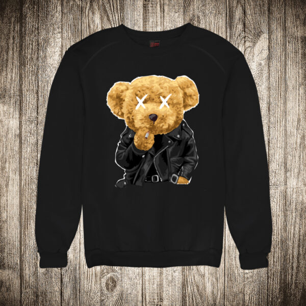 duks bez kapuljace boja crna slika meda teddy bear 39