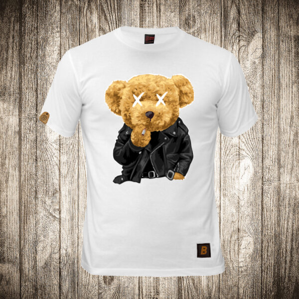 muska majica boja bela slika meda teddy bear 39