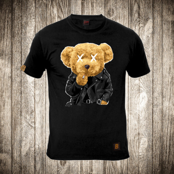 muska majica boja crna slika meda teddy bear 39