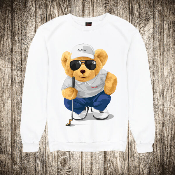 duks bez kapuljace boja bela slika meda teddy bear 40 golf