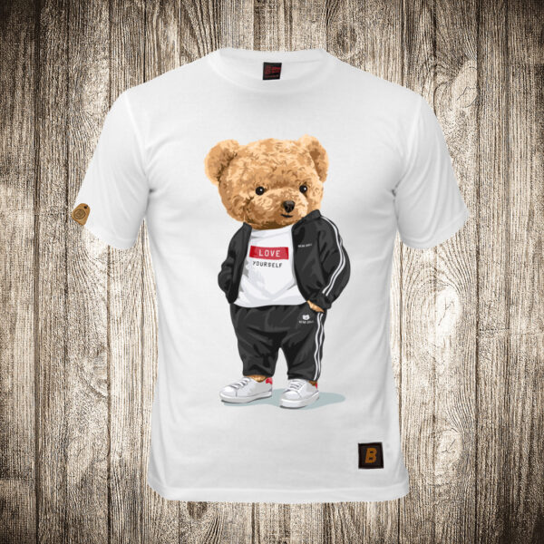 muska majica boja bela slika meda teddy bear 48