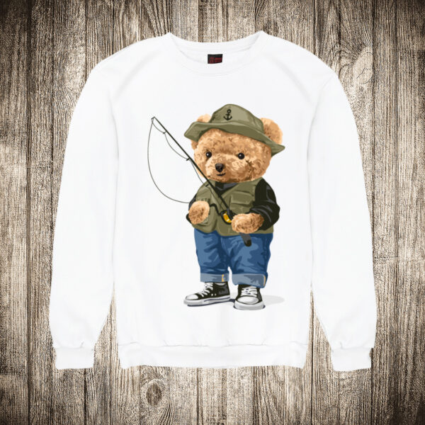 duks bez kapuljace boja bela slika meda teddy bear 49 pecaros