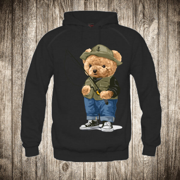 duks sa kapuljacom boja crna slika meda teddy bear 49 pecaros