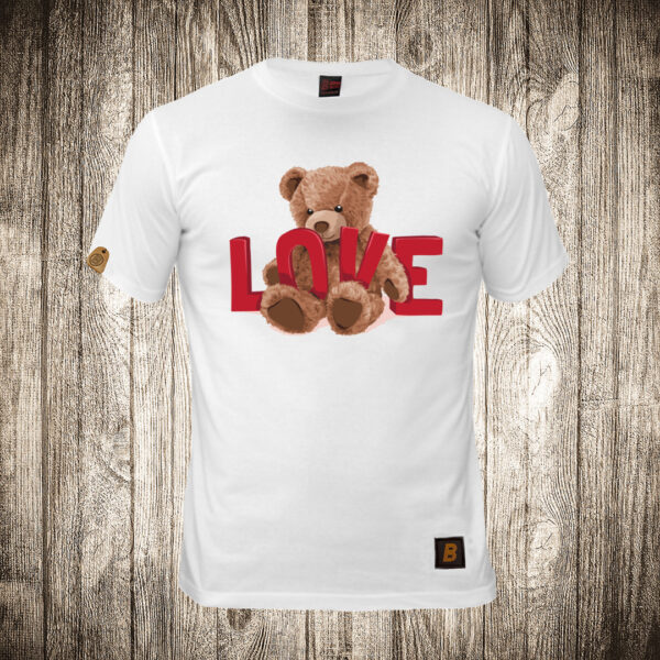 muska majica boja bela slika meda teddy bear 58