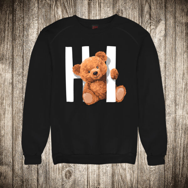 duks bez kapuljace boja crna slika meda teddy bear 65 hi