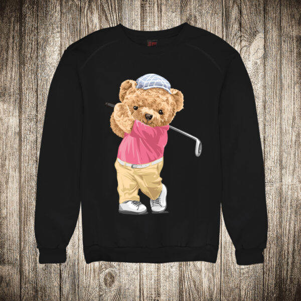 duks bez kapuljace boja crna slika meda teddy bear 77 golfer
