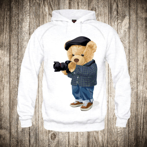 duks sa kapuljacom boja bela slika meda teddy bear 84 fotograf
