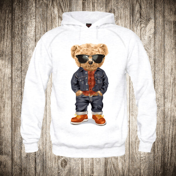 deciji duks boja bela slika meda teddy bear 85