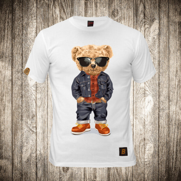 muska majica boja bela slika meda teddy bear 85
