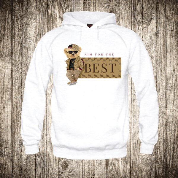 duks sa kapuljacom boja bela slika meda teddy bear 88 for the best
