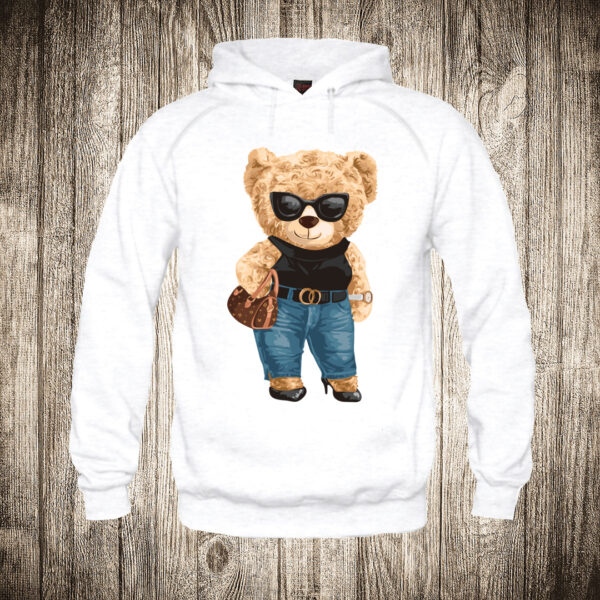 deciji duks boja bela slika meda teddy bear 9 dama