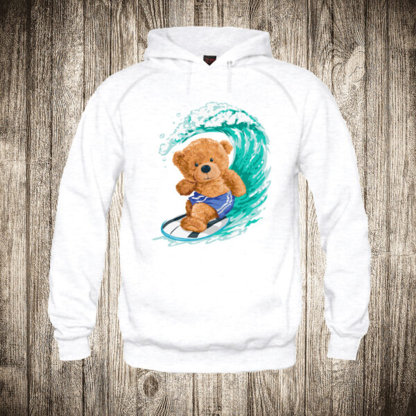 deciji duks boja bela slika meda teddy bear 95 surfer
