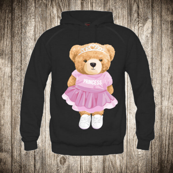 duks sa kapuljacom boja crna slika meda teddy bear 96 princeza 2