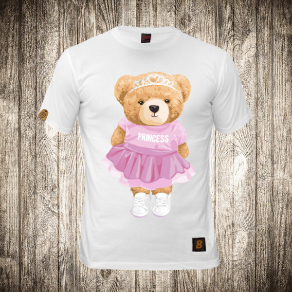 muska majica boja bela slika meda teddy bear 96 princeza 2