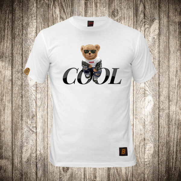 muska majica boja bela slika mede teddy bear 1 cool
