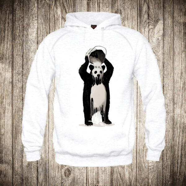 duks sa kapuljacom boja bela slika medved sa mlekom panda