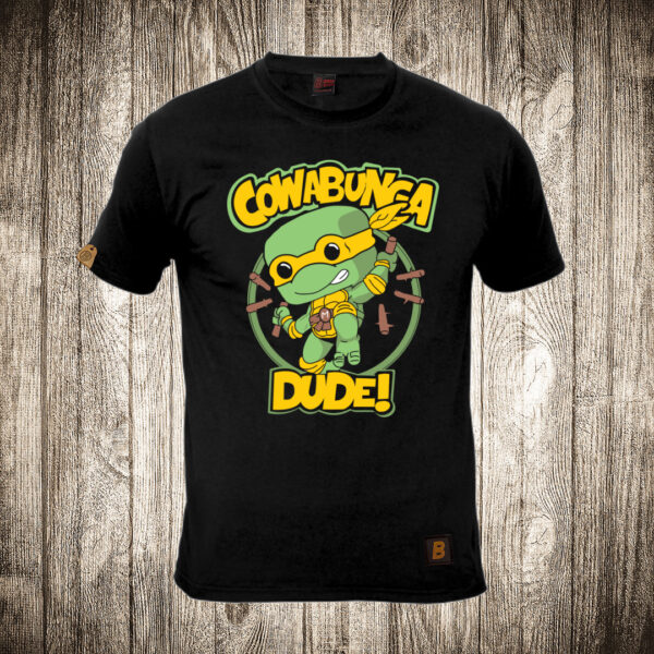 muska majica boja crna slika mikelandjelo cowabunga teenage mutant ninja turttle nindza kornjace