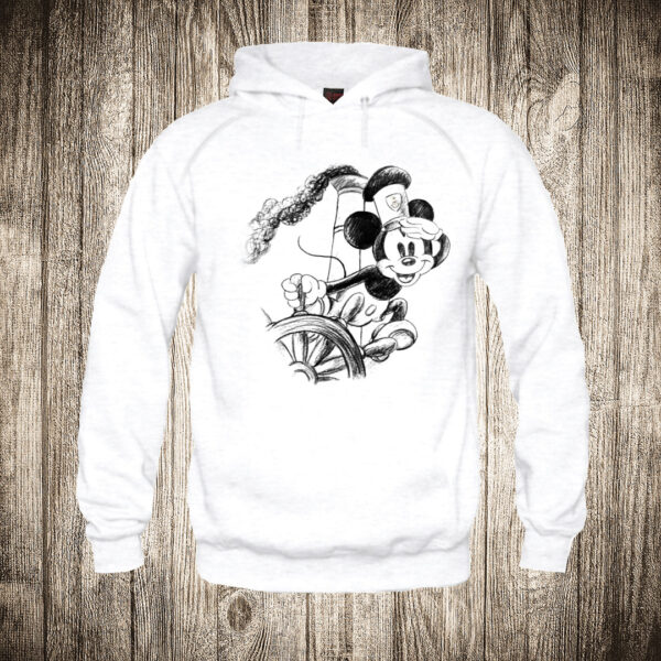 duks sa kapuljacom boja bela slika miki maus mickey mouse na brodu 2