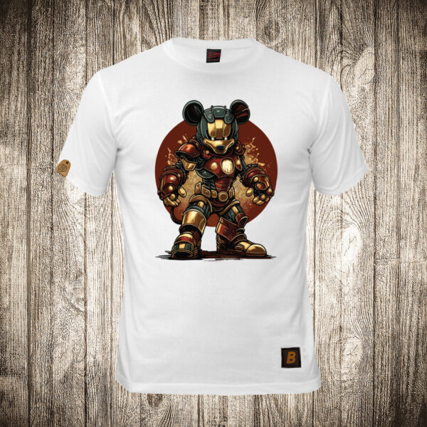 decija majica boja bela slika miki maus transformers mickey mouse