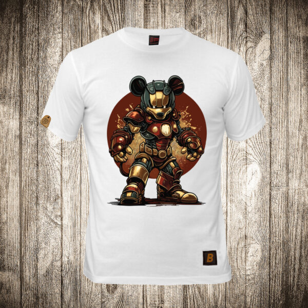 muska majica boja bela slika miki maus transformers mickey mouse