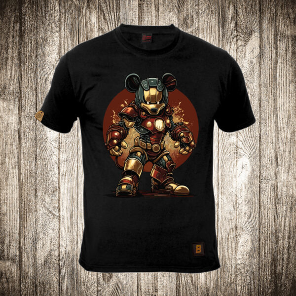 muska majica boja crna slika miki maus transformers mickey mouse